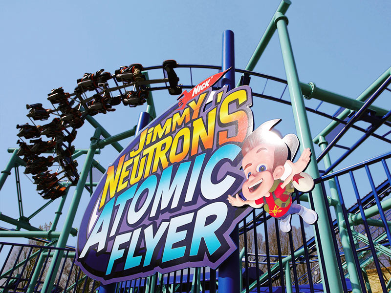 Jimmy Neutron’s Atomic Flyer Attractions Movie Park main