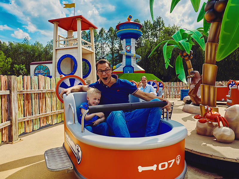 Children S Ride In Nickland At Movie Park Germany