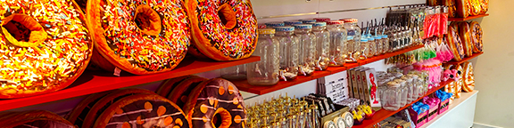 Winkels en souvenirs in Movie Park Germany