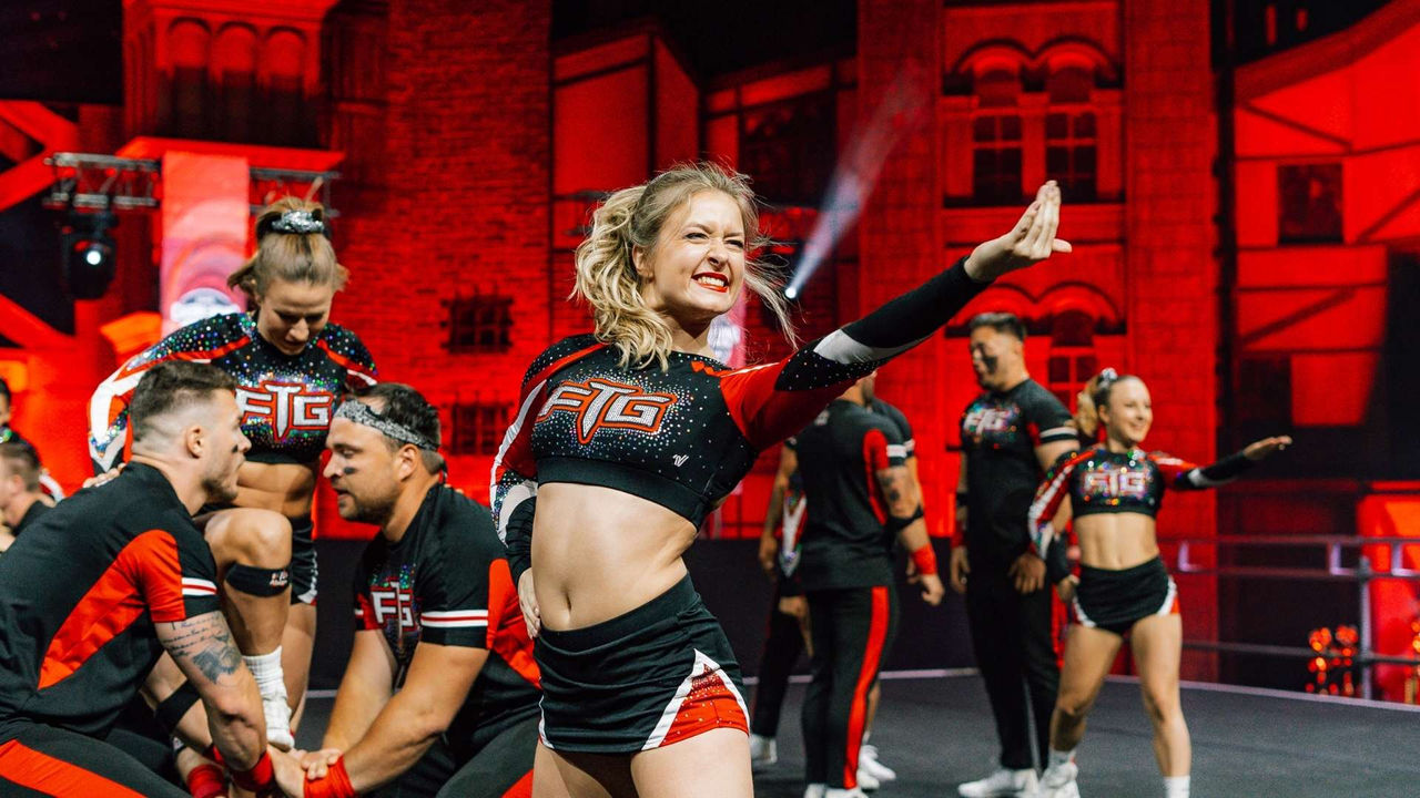 Cheerleader-Show bei Veranstaltungen im Movie Park Germany