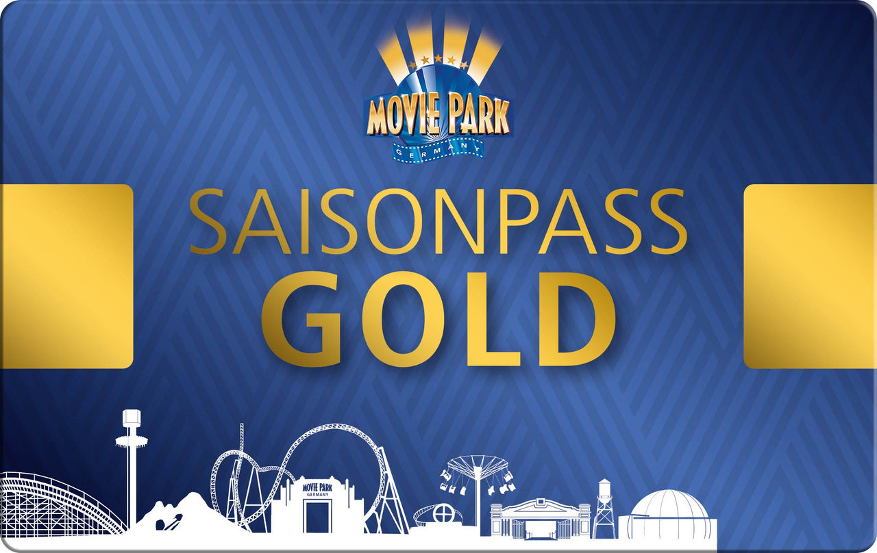 Gold season pass for Movie Park Germany